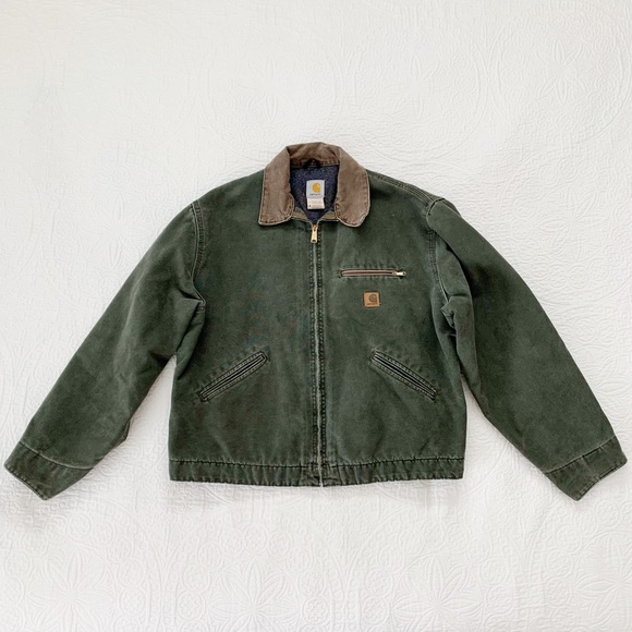 Carhartt Other - RARE🔥 Union Made Vintage Carhartt Men’s Blanket Lined Detroit Jacket